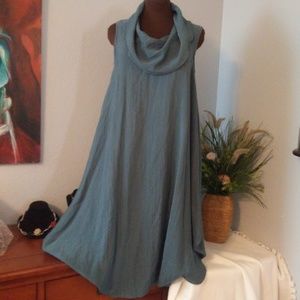 CHALET ETCECI COWL NECK ALINE DRESS SIZE S